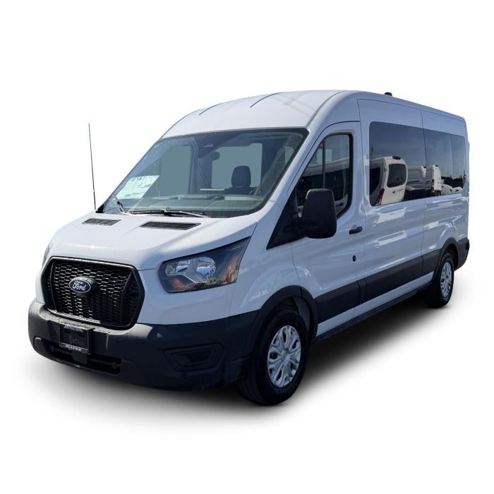 2026 Ford Transit-350 XL in Oxford White — front three-quarter view