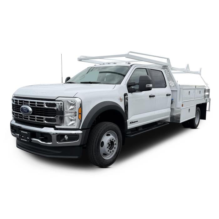 2026 Ford F-450 XL in Oxford White — front three-quarter view