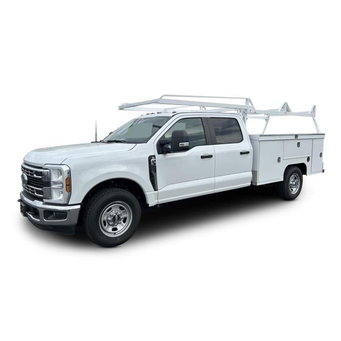 2026 Ford F-350 XL in Oxford White — front three-quarter view