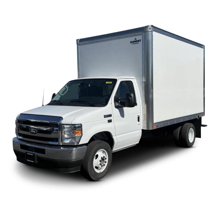 2027 Ford E-450 Standard in Oxford White — front three-quarter view