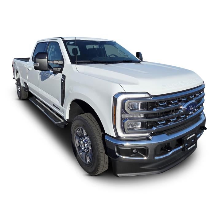 2026 Ford F-250 Lariat in Oxford White — front three-quarter view