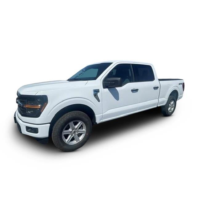 2026 Ford F-150 XLT in Oxford White — front three-quarter view