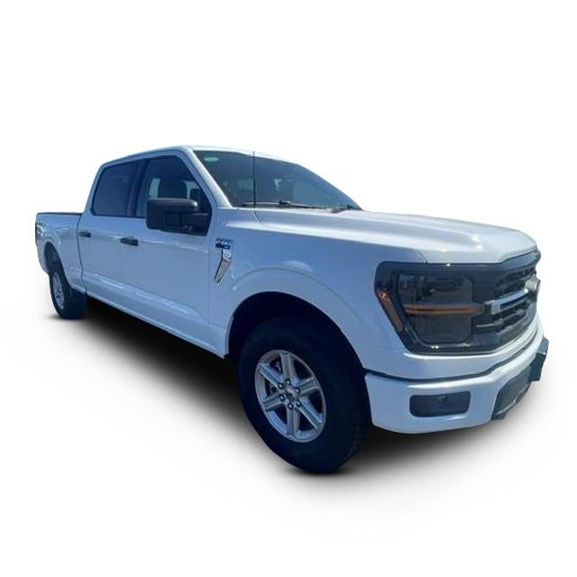 2026 Ford F-150 XLT in Oxford White — front three-quarter view